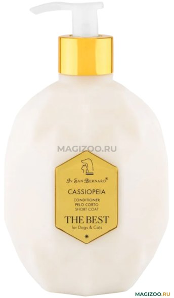 Iv San Bernard The Best line Cassiopeia — шампунь для короткой шерсти с экстрактом акации, 550 мл