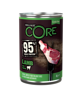 Core 95 - Консервы для собак из ягненка с тыквой 400 гр Core 95 - Консервы для собак из ягненка с тыквой 400 гр