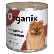 Organix - Консервы для Собак с говядиной и печенью  750 гр