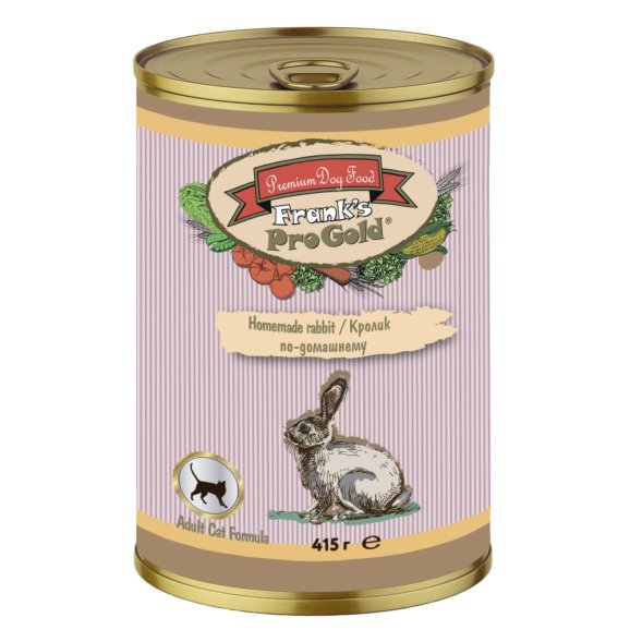 Frank&amp;#039;s ProGold - консервы для кошек с кроликом 415 гр