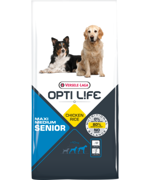 Opti Life - сухой корм для пожилых собак средних и крупных пород 12,5 кг