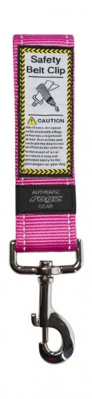 Rogz - Ремень для пристегивания в автомобиле, розовый