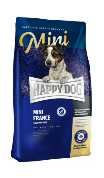 Happy Dog Mini France - Сухой корм для взрослых собак мелких пород, с Уткой и Картофелем