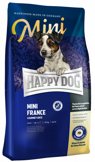 Happy Dog France - Сухой корм для взрослых собак мелких пород, с Уткой и Картофелем