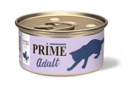 Prime - Консервы для взрослых кошек, Курица и Ягненок, Паштет, 75 гр
