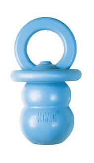 Kong Binkie - Игрушка для щенков, Каучук, Розовый/Голубой, 6.5*11.5 см