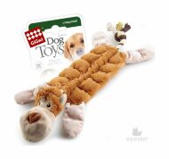 GiGwi - Игрушка для собак, "Обезьяна" с пищалками ткань, веревочный материал