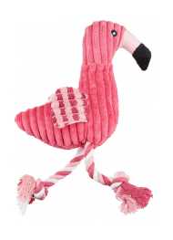 Pet-it - Мягкая игрушка для собак с пищалкой, Розовый фламинго