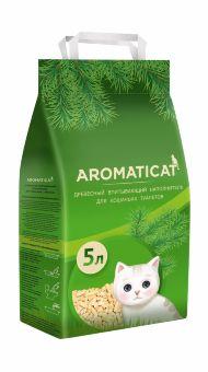 AromatiCat - Древесный впитывающий наполнитель для кошачьего лотка