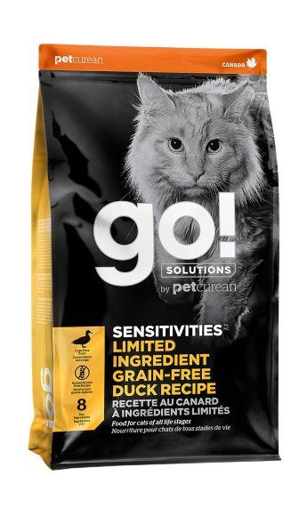 Go! Sensitivities LID Grain Free Duck - Сухой корм для кошек с уткой