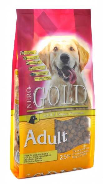 Nero Gold - Сухой корм для взрослых собак с курицей и рисом (Adult)