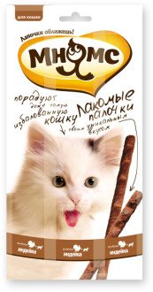 Мнямс - Лакомые палочки 13,5 см для кошек с индейкой и ягненком 3х5 г