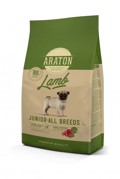 Araton Junior Lamb - Сухой корм для щенков, с ягненком