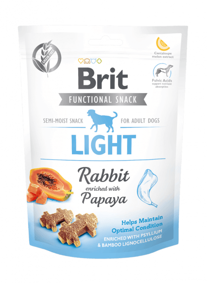 Brit - Лакомство для собак с кроликом и папайей Brit Care Light Rabbit, 150гр