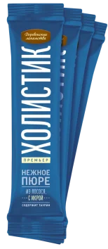 Деревенские Лакомства - Нежное пюре для кошек из Лосося, 4*10гр
