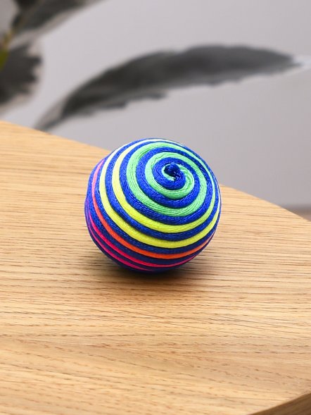 PetSHOP - Игрушка для кошек, мяч радужный, 4 см