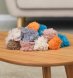 PetSHOP - Игрушка для кошек Мячик из искусственного меха, с погремушкой, 4 см