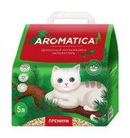 AromatiCat Premium - Древесный комкующийся наполнитель для кошачьего лотка