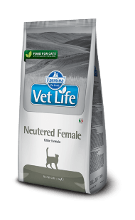 Farmina Vet Life Neutered Female - Лечебный корм для стерилизованных кошек, с курицей