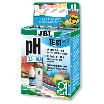 JBL - Экспресс-тест для определения pH в прудах и аквариумах (pH 3,0-10,0 Test)