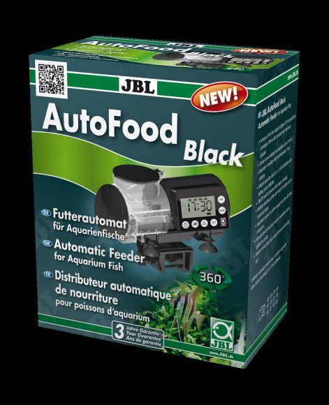 JBL AutoFood BLACK - Автоматическая кормушка для аквариумных рыб, черная