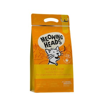 Meowing Heads - Сухой корм для кошек с избыточным весом с курицей и лососем &amp;quot;Худеющий толстячок&amp;quot;