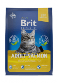 Brit - Сухой корм для взрослых кошек, с Лососем