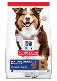 Hill's Science Plan Mature Adult 7+ Lamb & Rice - Сухой корм для пожилых собак ягненок с рисом
