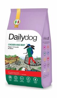 Dailydog Casual Line - Сухой корм для щенков, с Индейкой и Говядиной