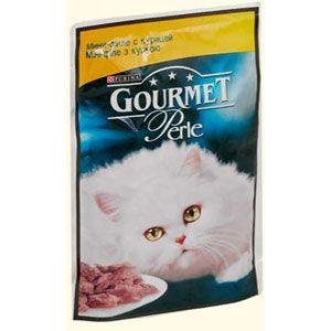Gourmet Perle - мини-филе с курицей в подливке 85гр