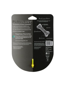 Playology - Двухслойная жевательная косточка DUAL LAYER BONE для собак мелких пород, с Ароматом Курицы