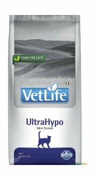 Farmina VET LIFE FELINE ULTRAHYPO - для взрослых кошек, при пищевой аллергии