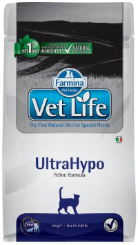 Farmina Vet Life Ultrahypo - Для взрослых кошек, при пищевой аллергии