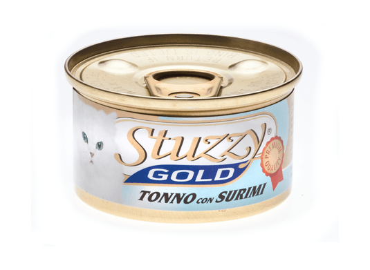 Stuzzy Gold - Кусочки в собственном соку для кошек с тунцом и крабовыми палочками 85 гр