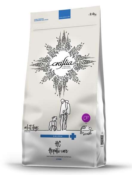 Craftia Galena Hepatic Care - Ветеринарная диета для собак, при Заболеваниях печени