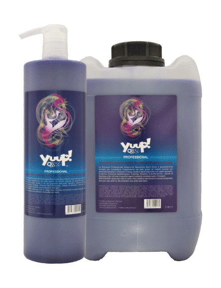 8759.580 YuuP Professional 110 - 120 - Koncentrirovannii shampyn antijeltii dlya beloi shersti . Zoomagazin PetXP yuup-professional-professional-whitening--brightening-shampoo.gif