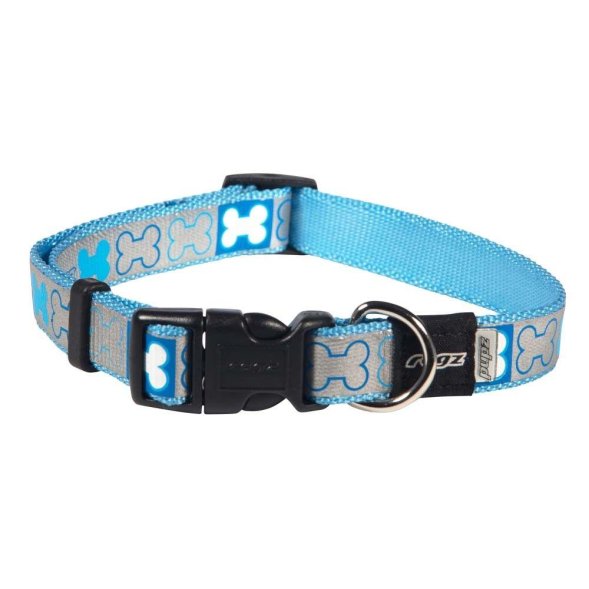 Rogz Side Release Collar - Светоотражающий ошейник для щенков, голубой