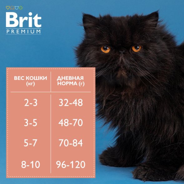 Brit - Сухой корм для взрослых стерилизованных кошек, с Лососем и Курицей