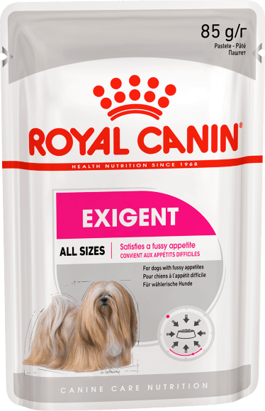 14768.580 Royal Canin Exigent - Vlajnii korm dlya sobak priveredlivih v pitanii 85gr kypit v zoomagazine «PetXP» Royal Canin Exigent - Влажный корм для собак привередливых в питании 85гр