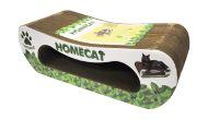 HomeCat Мятная Волна - Когтеточка для кошек из гофрокартона 61х25х20 см