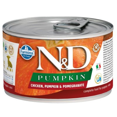 Farmina N&D Pumpkin - Консервы для собак мелких пород, Курица с Тыквой и Гранатом 140 гр