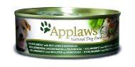 Applaws Dog Chicken, Beef, Liver & Veg - Консервы для собак с курицей, говядиной, печенью и овощами 156 гр