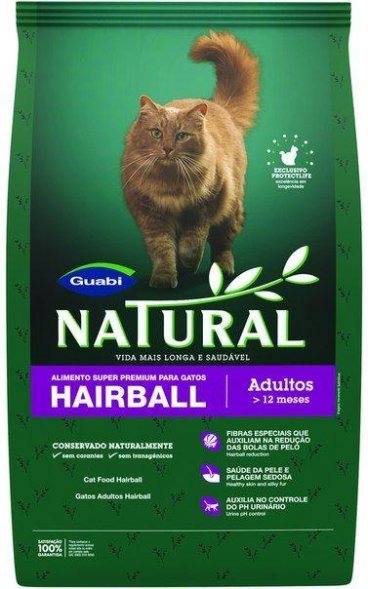 Guabi HairBall - Сухой корм для Кошек - выведение шерсти 1,5 кг