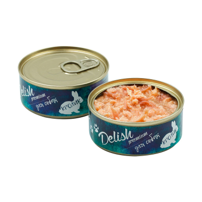 DELISH DOG - Консервы для взрослых собак с кроликом, 100гр DELISH DOG - Консервы для взрослых собак с кроликом, 100гр