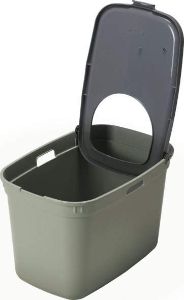 Moderna - Закрытый туалет для кошек, серый, 59x39x38 см (Top RECYCLED)
