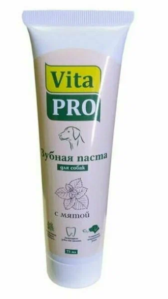 Vita Pro - Зубная паста для собак с мятой, 75мл