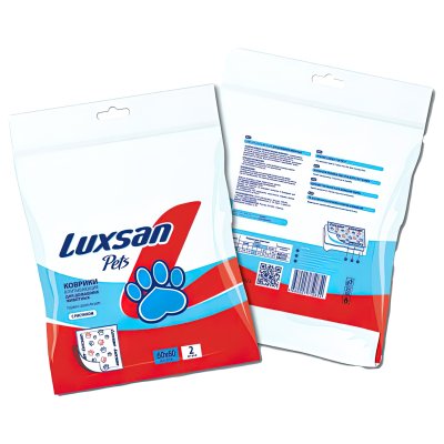 LUXSAN Premium - Коврики (пеленки) для животных 60х60, 2 шт LUXSAN Premium - Коврики (пеленки) для животных 60х60, 2 шт