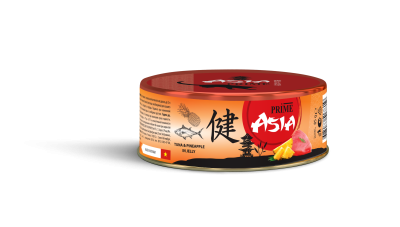 Prime Asia - Консервы для кошек, тунец с ананасом в желе, 85 гр