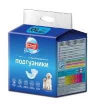 Cliny - Подгузники для собак 25-40 кг, XXL, 6 шт