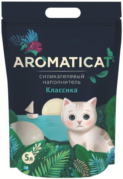 AromatiCat Классика - Силикагелевый наполнитель для кошачьего туалета